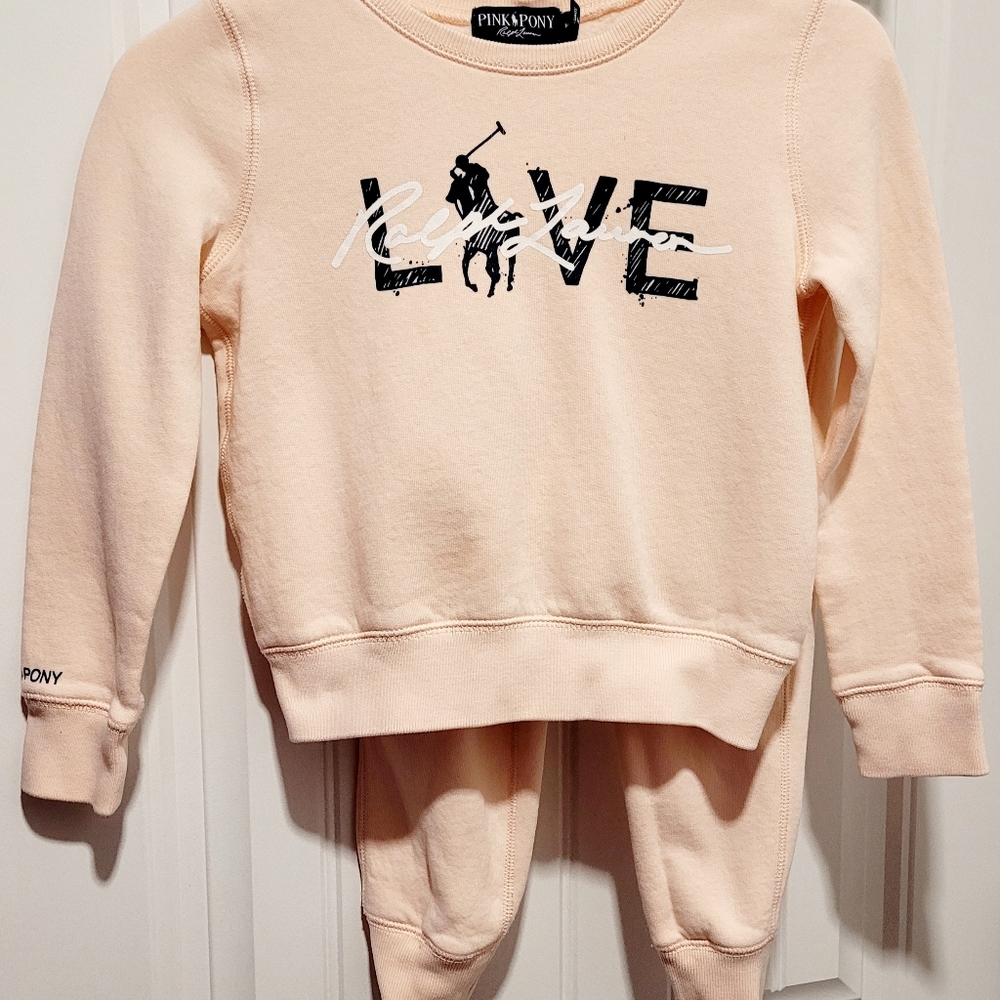 GIRLS POLO RALPH LAUREN PINK